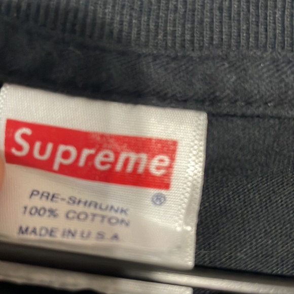 SUPREME WHATEVER TEE SMILEY FACE BLACK - Picture 3 of 4